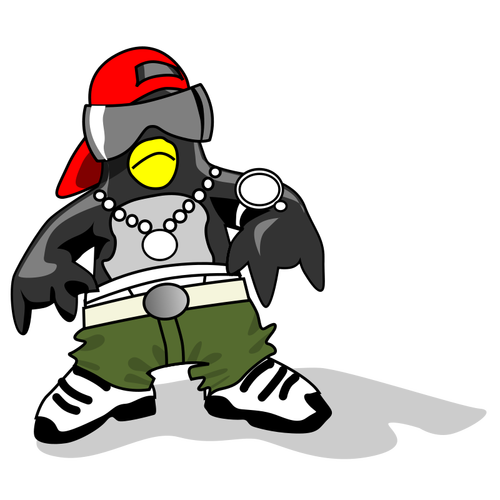 Dressed Penguin Clipart