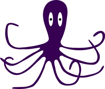 Octopus Vector In Open Office Drawing Svg Clipart
