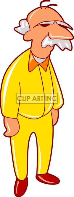 Old Man In A Suit Transparent Image Clipart