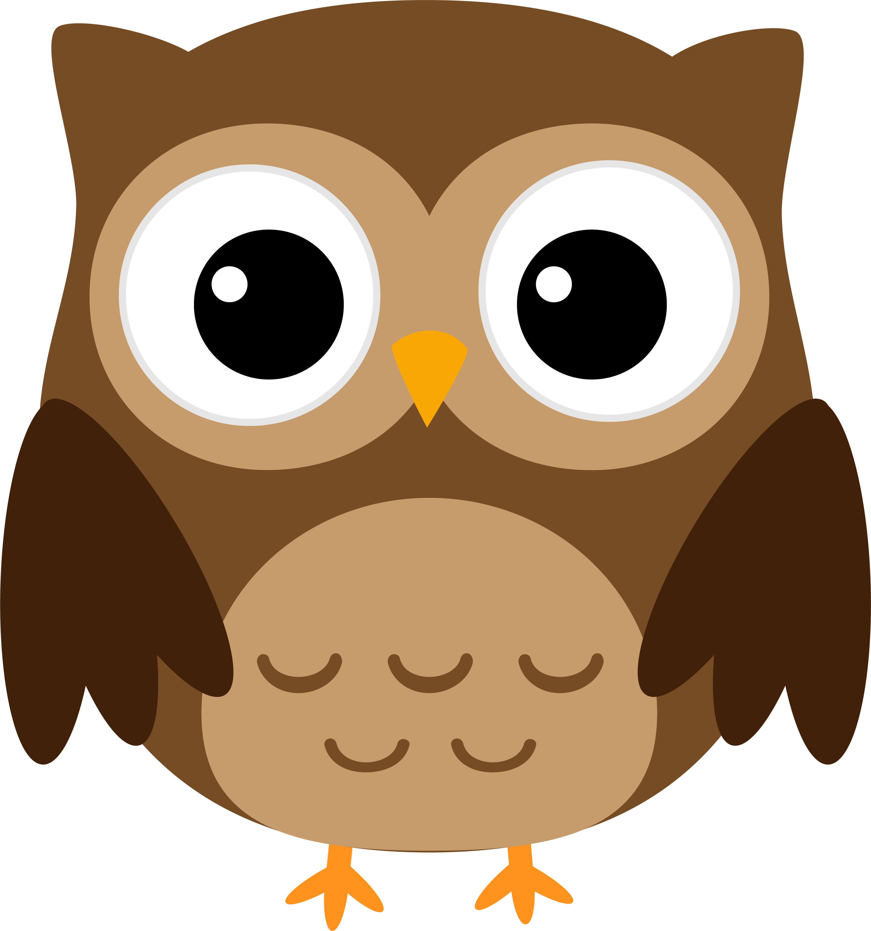 Cuteness Owl Halloween Brown Free Download Image Clipart