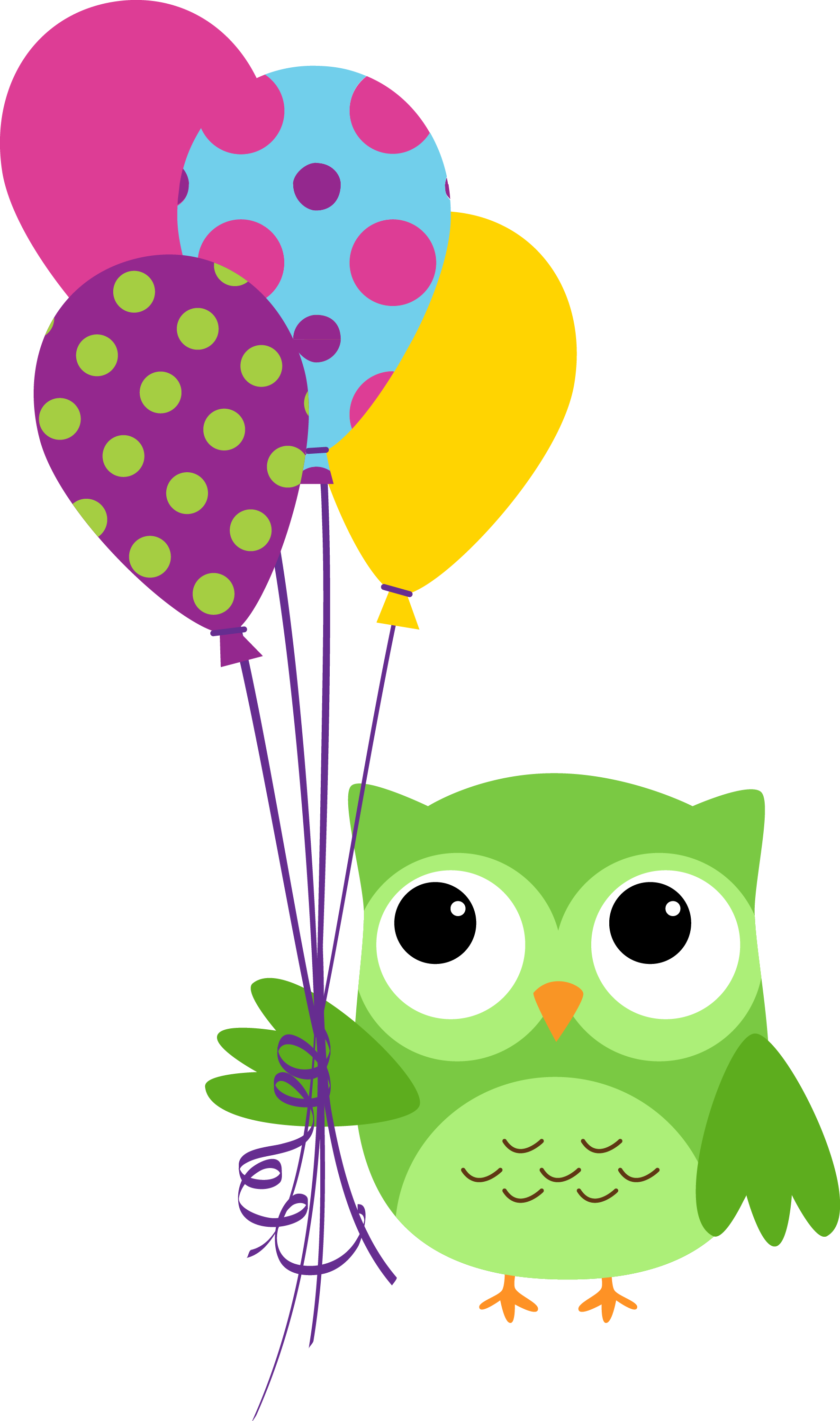 Owl Wish To Birthday Holi You Happy Clipart