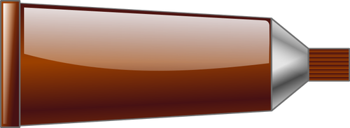 Of Brown Colour Tube Clipart