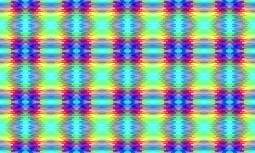 Symmetrical Wallpaper In Colors Clipart