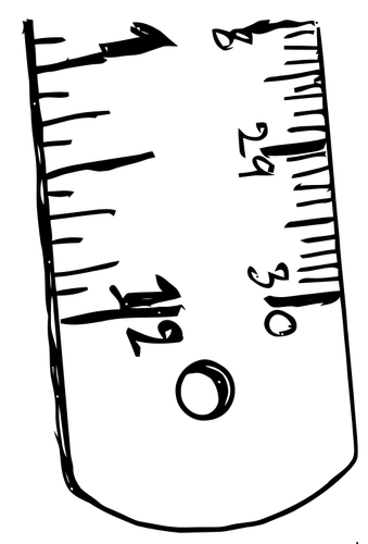 Ruler Sketch Drawing Clipart