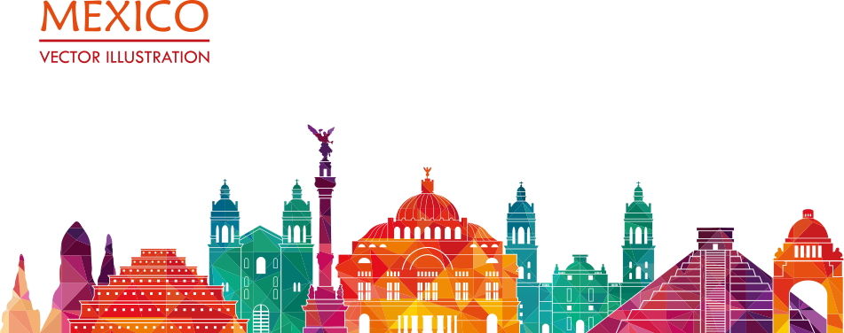 City Mexico Illustration Royalty-Free Vector Drawing Clipart