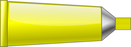 Of Yellow Colour Tube Clipart