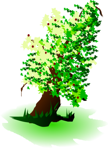 Apple Tree Oil Painting Clipart