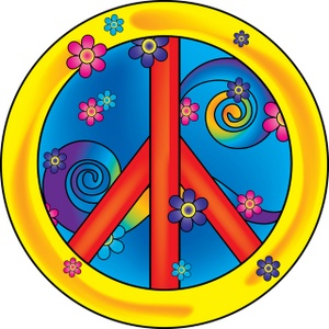 Pink Peace Sign Images Image Png Clipart