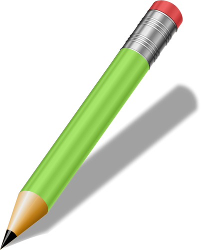 Sharp Green Pencil Clipart