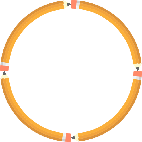 Pencil Circle Clipart