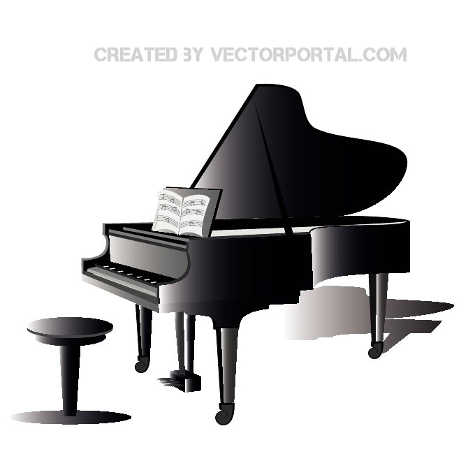 Piano Vector Freevectors Download Png Clipart
