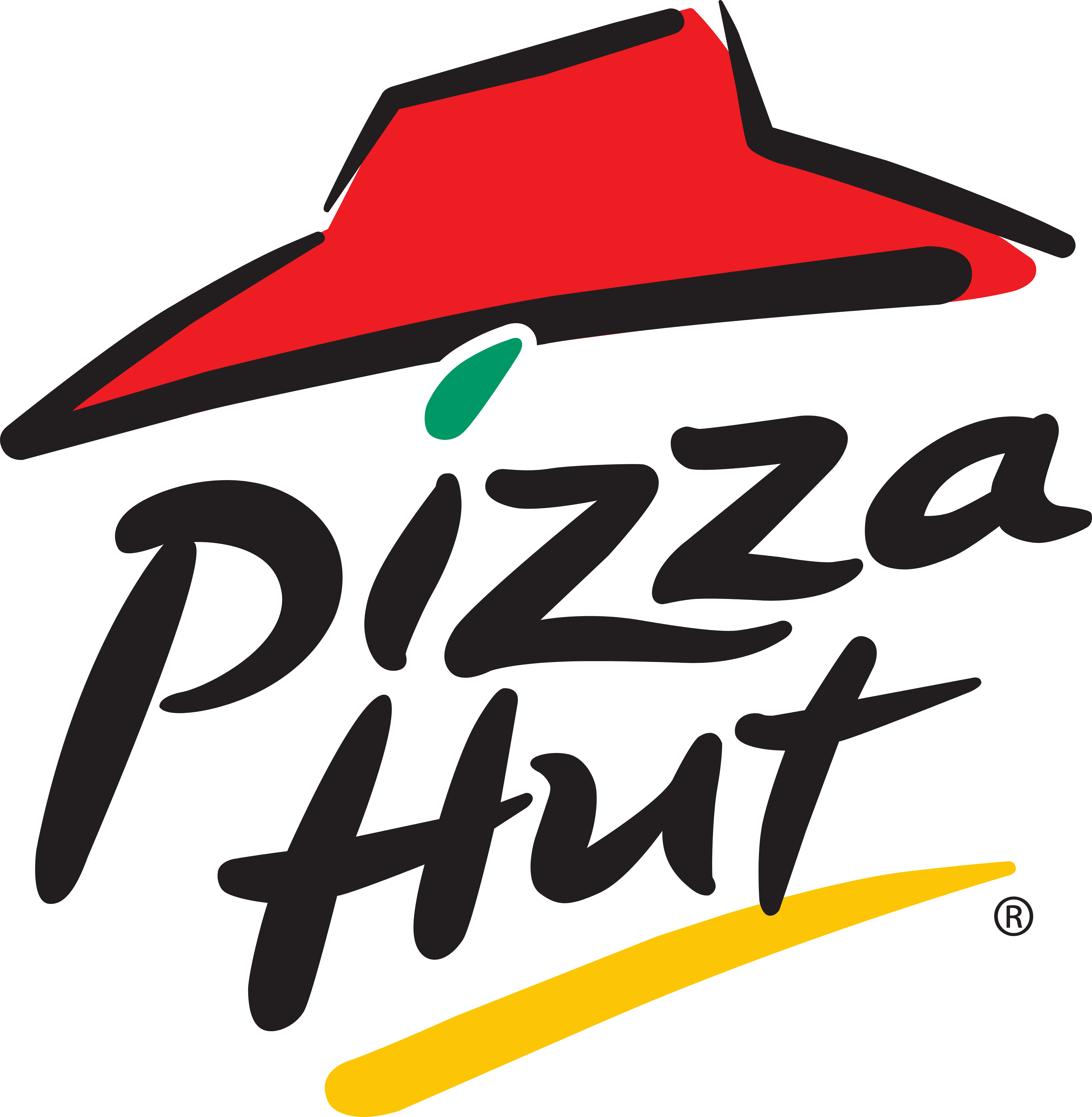 Yum! Take-Out Hut Brands Logo Pizza Clipart