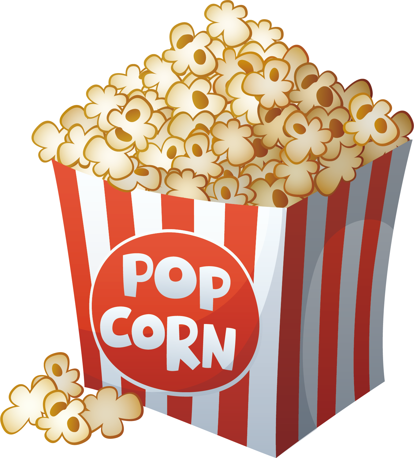 Download Popcorn Vector Cartoon Film Drawing PNG File HD Clipart PNG 