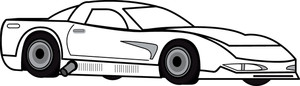 Race Car Image Coloring Page Of Clipart