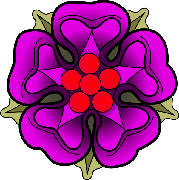 Tudor House Of Spanish Period Wars Roses Clipart