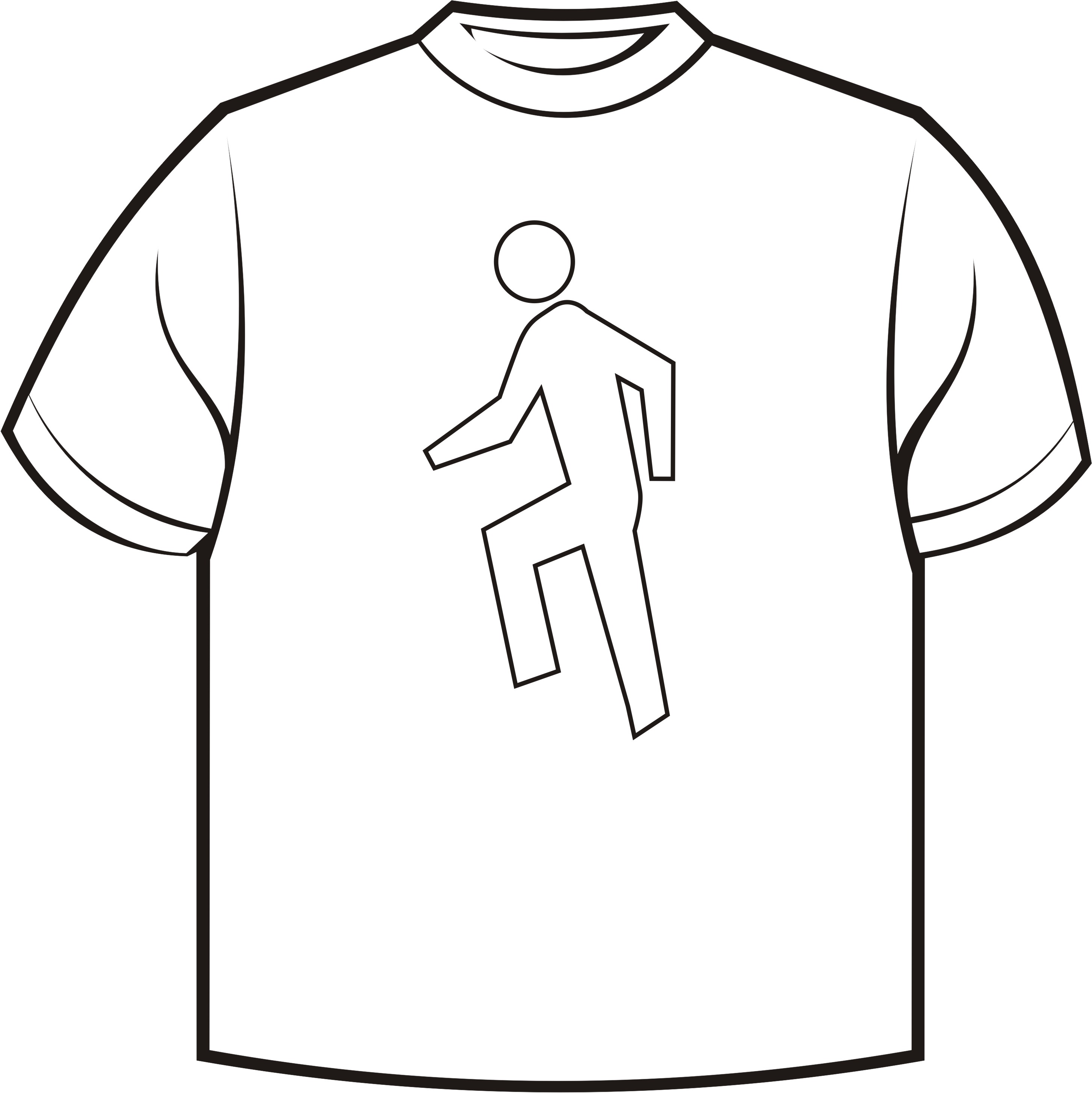 Download T Shirt Printable Blank Shirt Outline Clipart PNG Free Intended For Blank T Shirt Outline Template