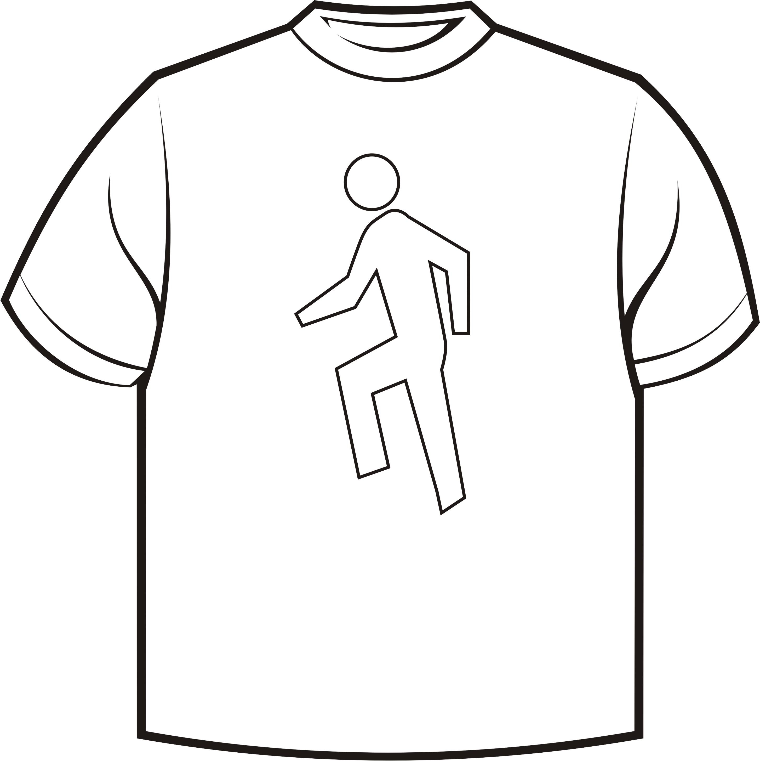 T Shirt Printable Blank Shirt Outline Clipart