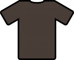Clip Art Shirt Outline Vector For Download Clipart