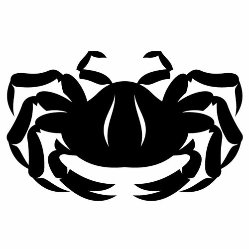 Crab Silhouette Clipart