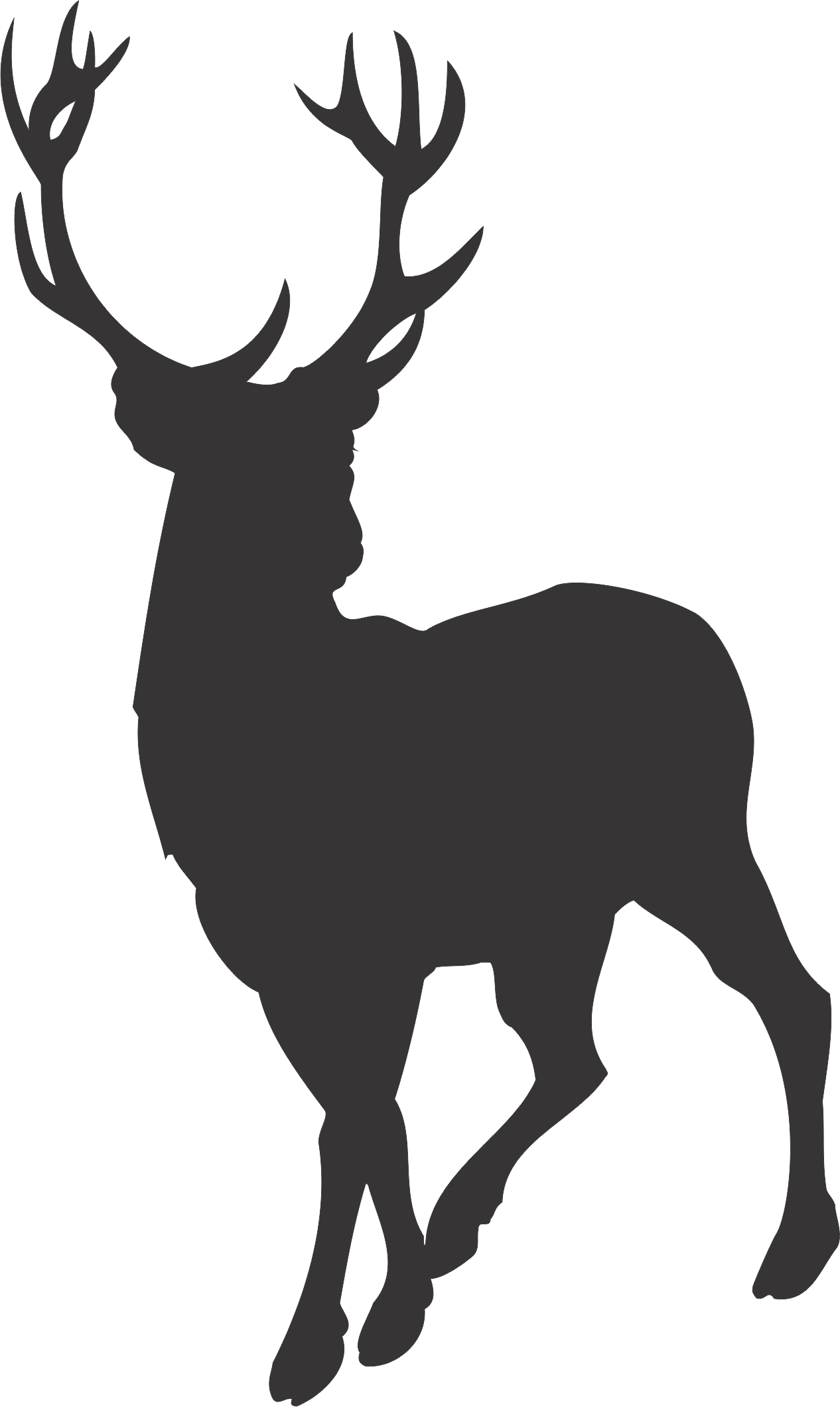 Stag Silhouette Download Png Clipart