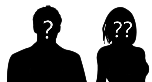 And Silhouette Figure Men Question Mark Mysterious Clipart