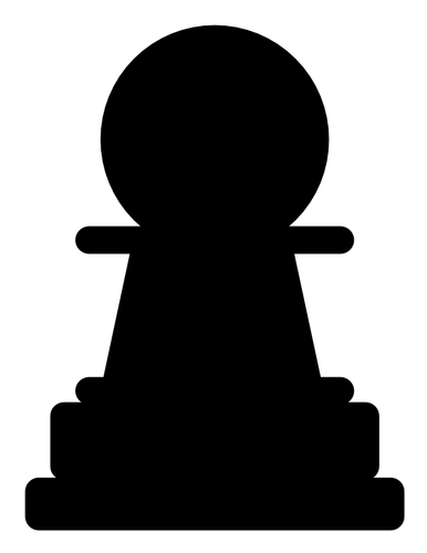 Chesspiece Pawn Silhouette Clipart