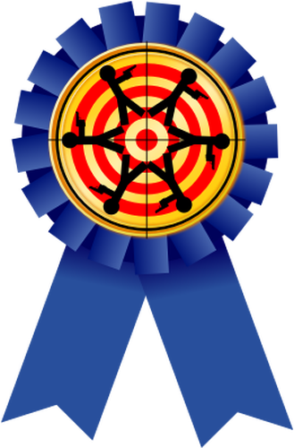 Shooting Achievement Reward Medal Clipart