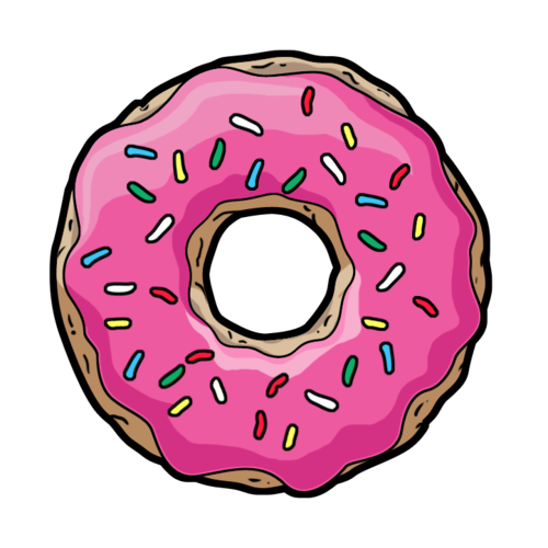 Homer Bart Donuts Donut Marge The Simpsons: Clipart