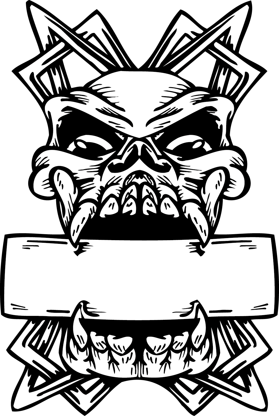 Download Graffiti Skull Free Frame Clipart PNG Free | FreePngClipart