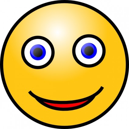 Smiley Face Vector In Open Office Drawing Clipart