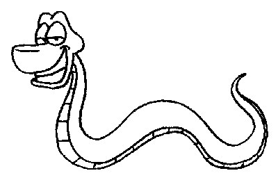 Cute Snake Black And White Hd Photo Clipart