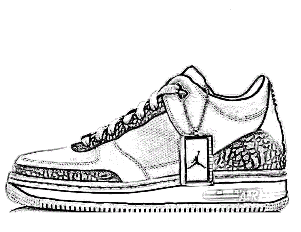 Girl Sneaker Coloring Page New Picture Shoe Clipart