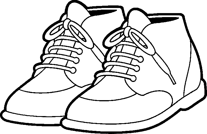 Sneaker Tennis Shoes Black And White 3 Clipart
