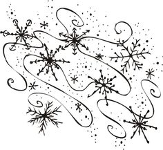Snowflake On Snowflakes Public Domain And Clipart