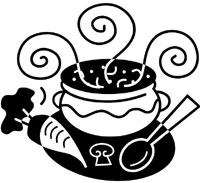 Crock Pot Of Soup Hd Image Clipart