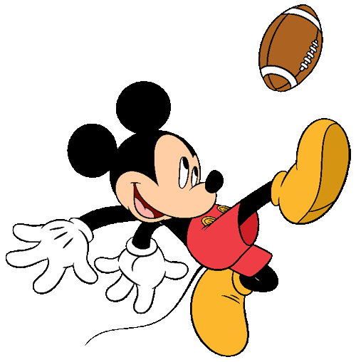 Football Sports Images At Disney Galore Clipart