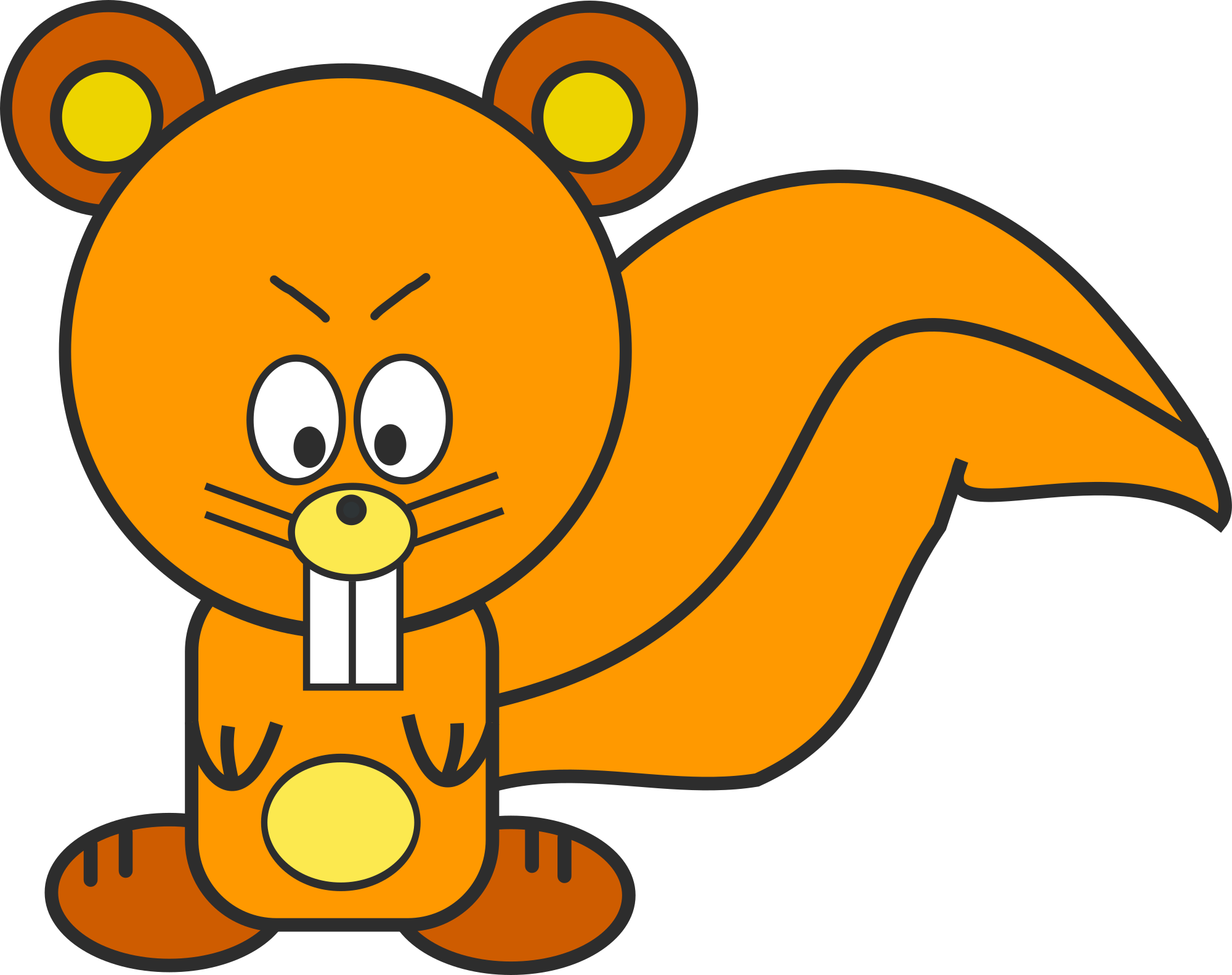 Free Cartoon Squirrel Image Png Image Clipart