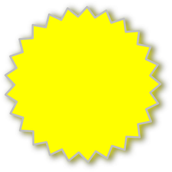 Yellow Starburst And Others Art Inspiration Clipart