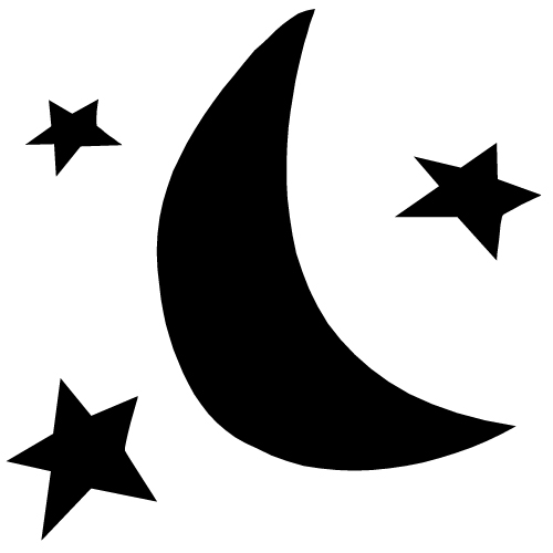 Crescent Moon And Stars Png Images Clipart