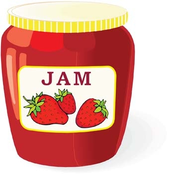 Strawberry Strawberry Jam Pencil And In Color Clipart