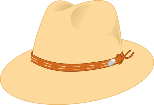 Panama Style Hat Clipart