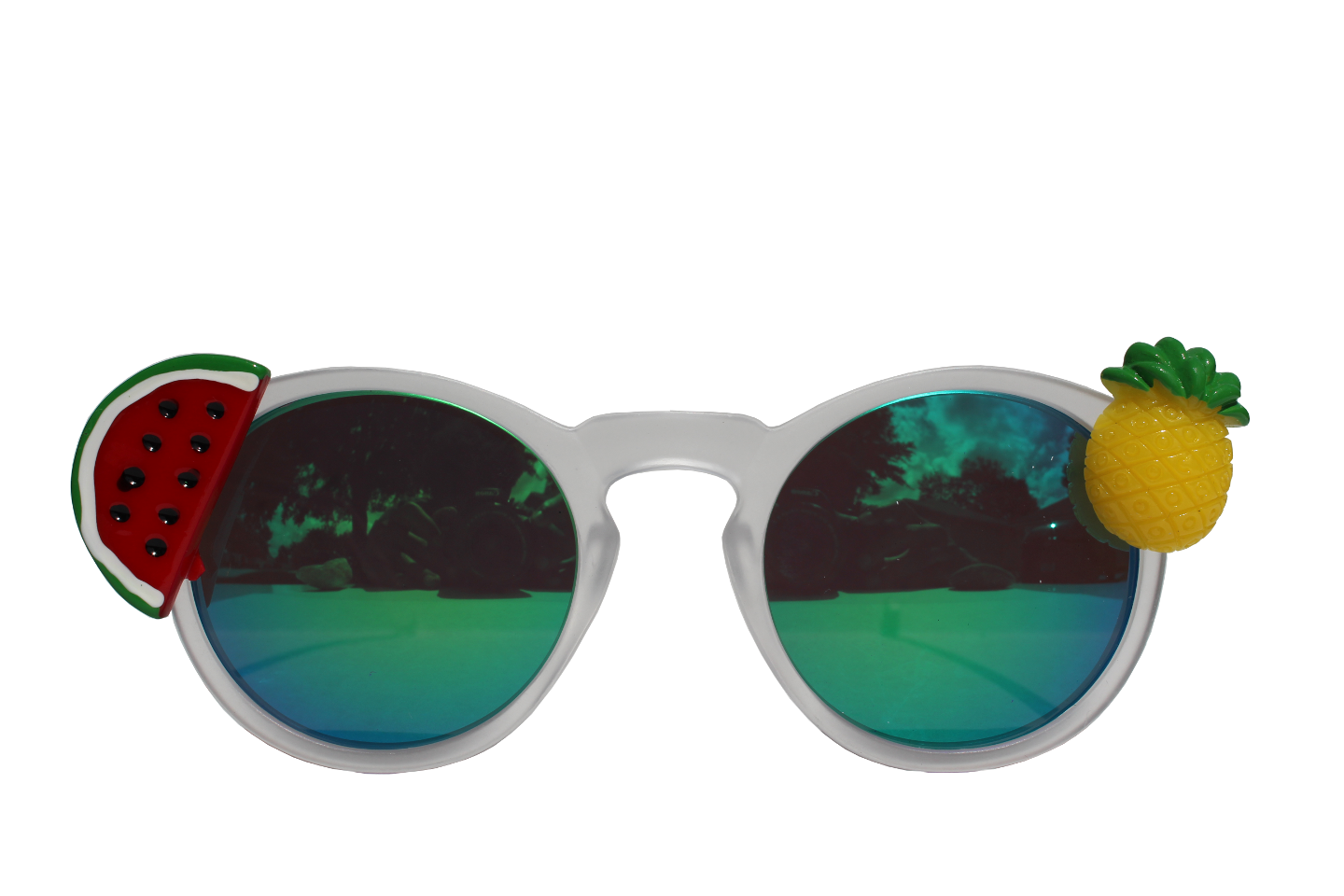 Blue Summer Sunglasses Ms. Fruit Fruits Melon Clipart