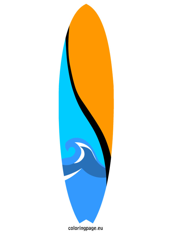 Tropical Surfboard Surfing Surf Pictures Of 2 Clipart