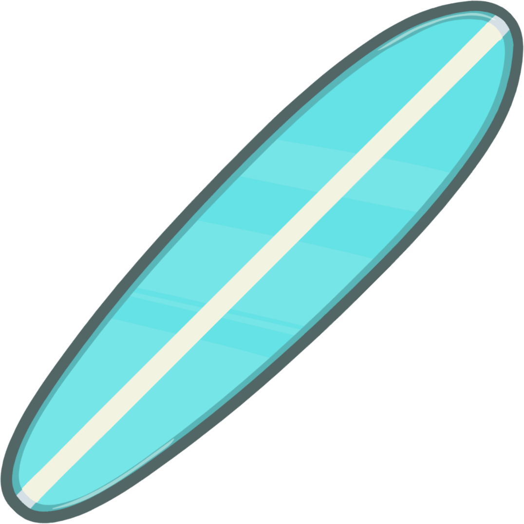 Hawaiian Surfboard Image Transparent Image Clipart