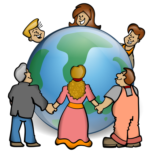 Embrace The World Clipart