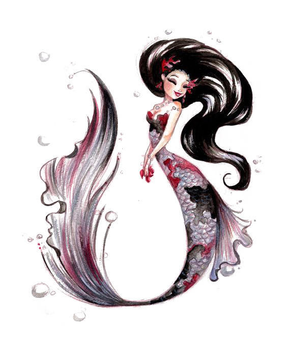 Koi Tattoo Mermaid Sleeve Fantasy Download HQ PNG Clipart
