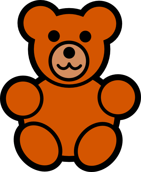Teddy Bear Outline Images Download Png Clipart