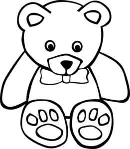 Teddy Bear Outline Images Hd Photo Clipart