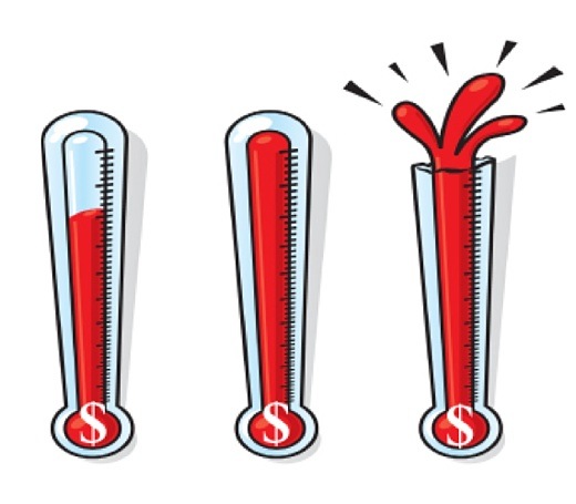 Fundraising Thermometer Sama Kaya Punya Kurt Dale Clipart