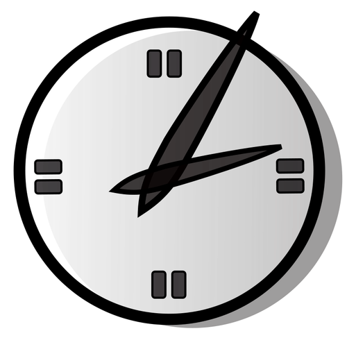 Simple Analog Clock Clipart